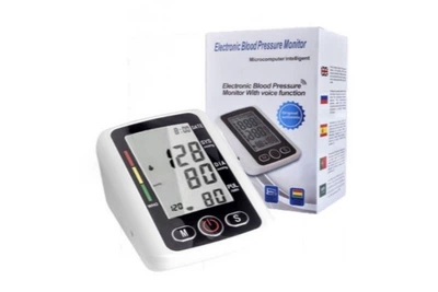 Тонометр на руку Electronic Blood Pressure Monitor белый автоматический тонометр с памятью 0-299 мм рт ст
