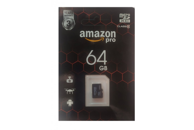 Карта памяти micro SDHC 64GB Amazon pro (class 10) (БЕЗ АДАПТЕРА)