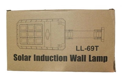 Прожектор LED настенный сенсорный LL-69T 30 Вт 3000 Лм IP65 с солнечной панелью и пультом