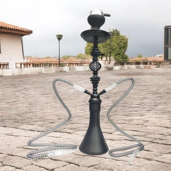 Кальян Hookah Rami Carbon Lay Plus Black высотой 60 см на 2 персоны