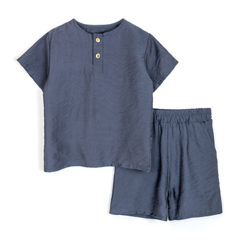 Костюм для мальчика Dexter`s футболка и шорты dark grey 122 см серый