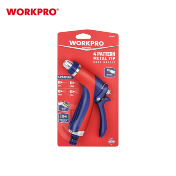 Пистолет для полива WORKPRO насадка на шланг с металлическим наконечником (4 режима) PRO WP334007
