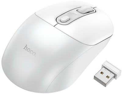 Мышь Hoco GM28 2.4G Business Wireless Mouse White-Gray (6942007619691)