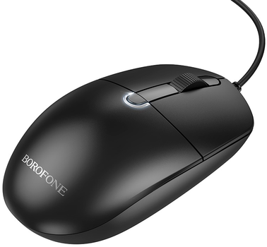 Мышь Borofone BG17 Morning Business mouse USB Black (6941991119125)