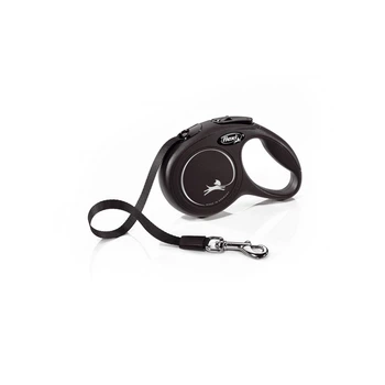 Рулетка Flexi New Classic XS, лента 3 м, черный