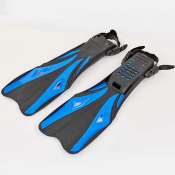 Ласты с открытой пяткой planeta-sport Record PL-8398 L-XL (42-45) Черно-синий
