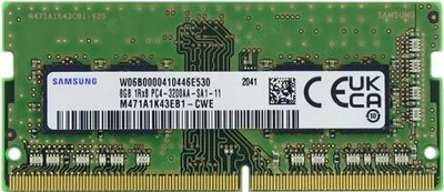 Пам'ять для ноутбуків Samsung 8 GB SO-DIMM DDR4 3200 MHz (M471A1K43EB1-CWE)