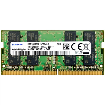 Samsung 16GB DDR4 2666MHz SO-DIMM для ноутбуків, Non-ECC, Unbuffered, 1.2V (M471A2K43DB1-CTD)