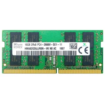 SK hynix 16GB DDR4 2666MHz SO-DIMM Original Series для ноутбука, Non-ECC, Unbuffered, 1.2V (HMA82GS6JJR8N-VK)