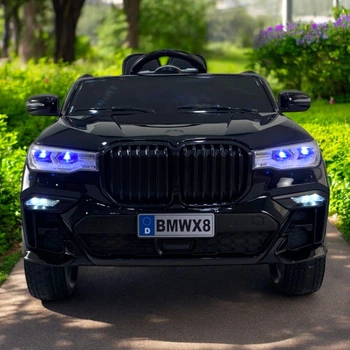 Детский полноприводный электромобиль модели BMW X8 Черный