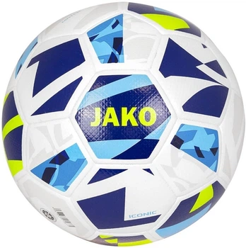 Футбольный мяч Jako ICONIC бело-сине-желтый Размер 5 2371-656