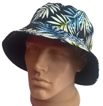 Панама летняя двухсторонняя из натуральной ткани с рисунком Snapback L (57-58)