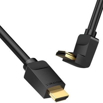 Кабель Vention HDMI v2.0 4K-60Гц Male to Male Adapter 90° Degree правый 3 м (AARBI)