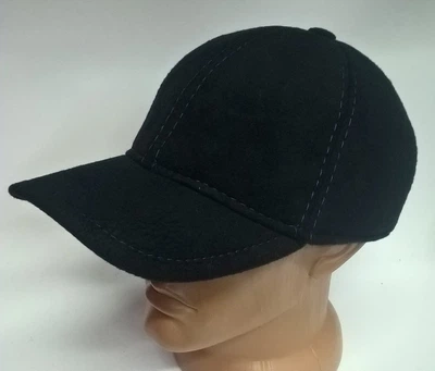 Бейсболка мужская полушерсть с отворотом на флисе Headwear Тёмно-Синий L 57-58