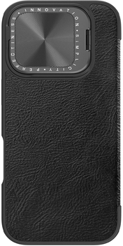 Чохол-книжка Nillkin Qin Prop Leather Case для Apple iPhone 16 Pro Max Black (6902048281998)