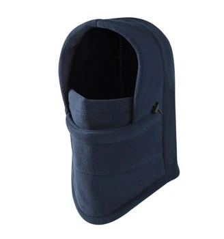 Зимова спортивна балаклава із флісу із затяжками 35*31 см One Size Маренго
