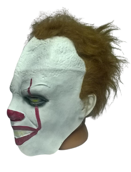 Реалистичная латексная маска клоуна для Хэллоуина ручной работы Pennywise MOLEZU