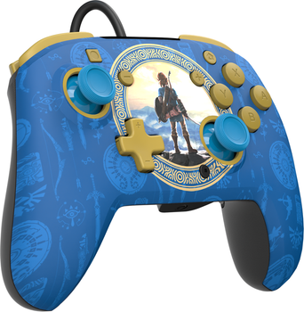 Контролер PDP Nintendo Switch Rematch Zelda Hyrule Blue (0708056070830)