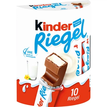 Шоколадные батончики Kinder Riegel Milk Chocolate 10 шт 210 г.