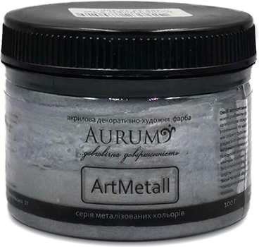 Декоративная краска Графит 100 мл "Aurum"