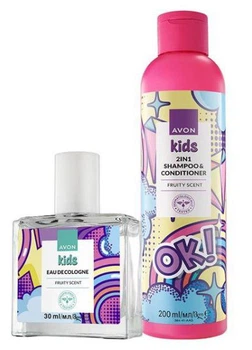 Детский парфюмерно-косметический набор Avon «Love» (shmp/con/200 ml + cologne/30 ml) (1210477212)