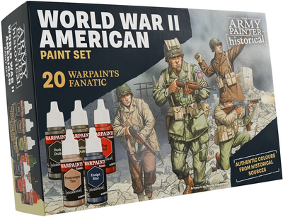 Zestaw farb The Army Painter: Historical - World War II - American Paint Set (5713799808201)