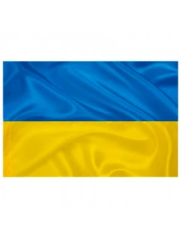 Флаг Украины атласный 90x60 см (uk-1905)
