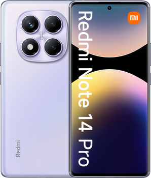 Мобильный телефон Xiaomi Redmi Note 14 Pro 12/512GB Aurora Purple (MZB0IW1EU)