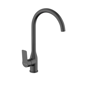 Смеситель для кухни Imprese Kucera f03403410AA черный\матовый