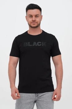 Футболка с принтом Trend Collection 39165 черный (SIYAH) 2XL