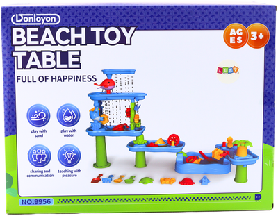 Інтерактивний столик LEAN Toys для аквапарку Пісочні формочки Млинки 20678 (5905991029663)