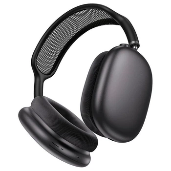 Бездротові Bluetooth навушники Hoco W58 ANC BT headphones |портативна стерео гарнітура, Bluetooth 5.4, USB Type-C, до 50 годин відтворення, 500 мАг, Smart Case, вбудований мікрофон, активне шумоприглушення, магнітне кріплення амбушур| Темно-сірий