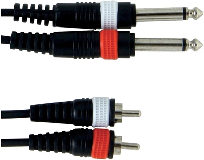 Инсертный кабель GEWA Basic Line 2x Mono Jack 6.3 мм/2x RCA 6 м (G-190220)