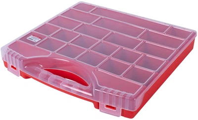 Органайзер 24 відділення 340x320x50мм пластиковий [t011014] e.toolbox.pro.14 E.NEXT