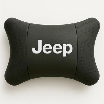 Автомобільна подушка під шию на підголівник з логотипом JEEP