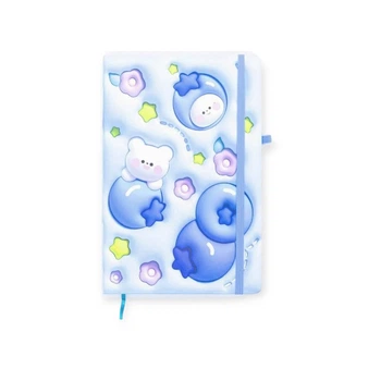 Блокнот на гумці А5 13.6×20.8 cm, 80 арк.,тверда обкладинка Kiddy sweet, дизайн 1 (761254ML-1)