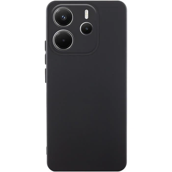 Чохол TPU GETMAN Liquid Silk Full Camera Xiaomi Redmi Note 14 4G (Europe version) Чорний / Black Без бренду