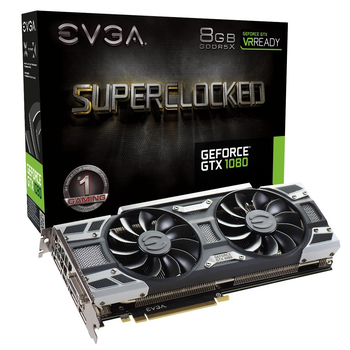 Відеокарта EVGA GeForce GTX 1080 SC GAMING ACX 3.0 8GB GDDR5X (08G-P4-6183-KR), Б/в