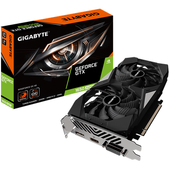 Відеокарта Gigabyte GeForce GTX 1650 Super Windforce 4GB GDDR6 (GV-N165SWF2OC-4GD:5), Б/в