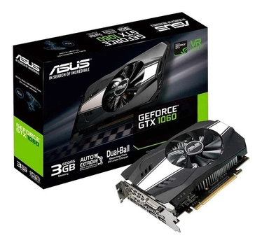 Відеокарта Asus GeForce GTX 1060 Phoenix 3Gb GDDR5 (PH-GTX1060-3G:6), Б/в У1