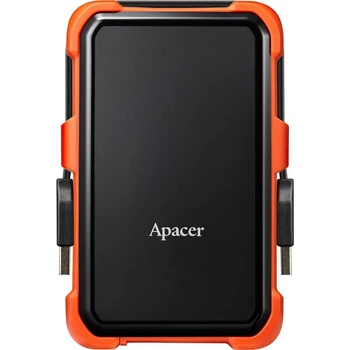 Внешний жесткий диск 2.5" USB 1.0TB Apacer AC630 Black/Orange (AP1TBAC630T-1)