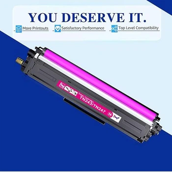 Сумісний тонер-картридж Magenta з чіпом HALLOLUX TN247 TN-243CMYK для Brother TN247 TN243 TN-243CMYK TN247BK для DCP-L3550CDW MFC-L3750CDW MFC-L3770CDW DCP-L3510CDW HL-L3270CDW