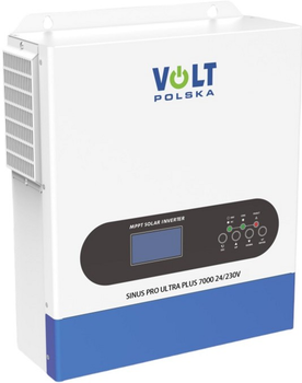 Hybrydowy inwerter Volt Polska SinusPro Ultra Plus 7 kVA (3.5 kW) 1-fazowy (5904100452354)