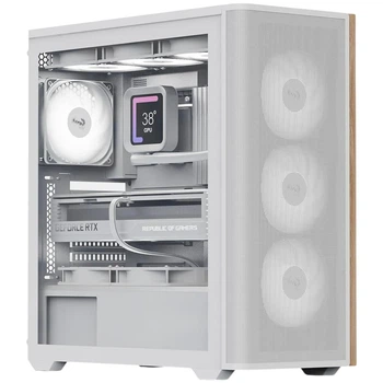 Корпус Aerocool D501A-G-WT-v2 White без БП (ACCM-DS01043.21)