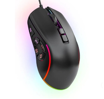 Игровая проводная мышь FMA X9 с RGB подсветкой Черный (2026205392)