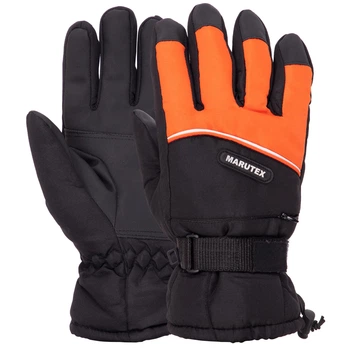 Рукавички гірськолижні чоловічі теплі MARUTEX (р-р M-L, Чорний-оранжевий) (AG-903_Чорно-жовтогарячий_ML)
