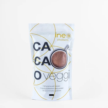 Натуральный какао без сахара Ineo products Cacao Veggi 400 г (hub_7qasiv)