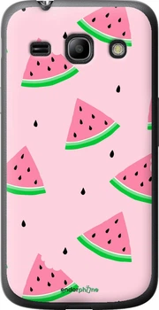 Силиконовый чехол на Samsung Galaxy Core Plus G3500 Розовый арбуз "4314u-359-70447"