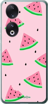 Силиконовый чехол на Huawei Honor 90 Розовый арбуз "4314u-3088-70447"
