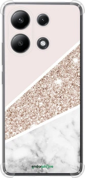 Силикон с усиленными углами чехол на Xiaomi Redmi Note 13 4G Пастельный мрамор "4342sp-3654-70447"
